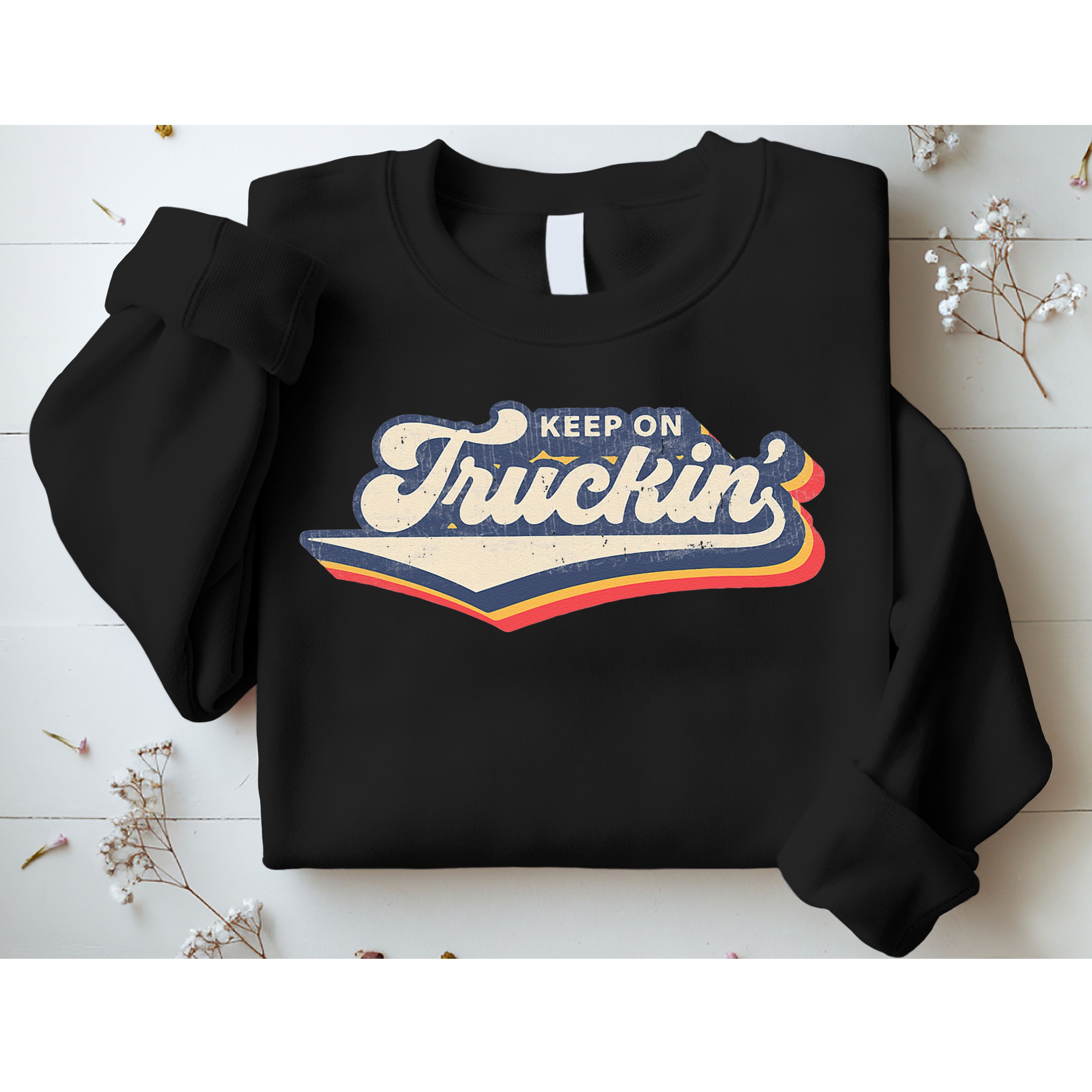 Retro 70s Vintage Keep on Truckin Sweatshirt