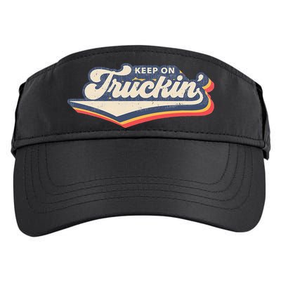 Retro 70s Vintage Keep on Truckin Adult Drive Performance Visor