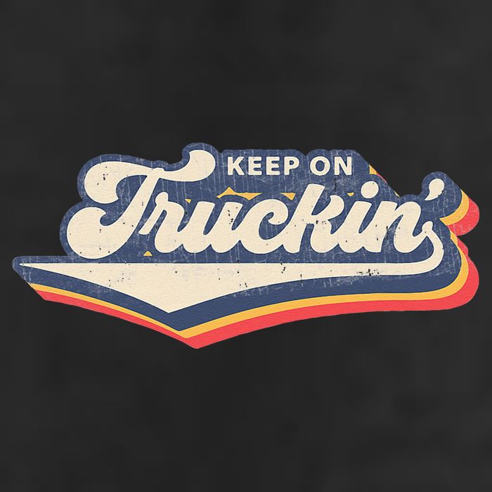 Retro 70s Vintage Keep on Truckin Beanie