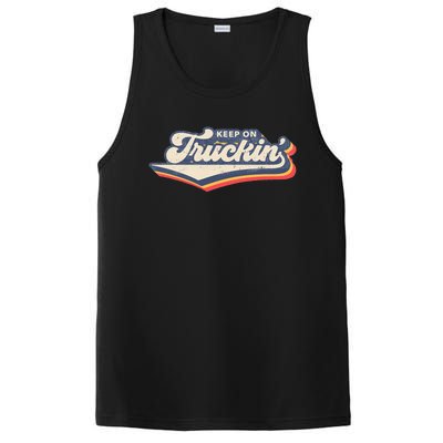 Retro 70s Vintage Keep on Truckin PosiCharge Competitor Tank