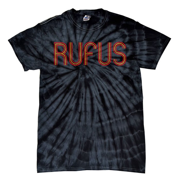 Rufus 70s Vintage For Music Lovers Of Funk And Disco Tie-Dye T-Shirt