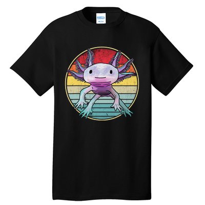 Retro 80s 90s axolotl shirt Cute Axolotl  Tall T-Shirt