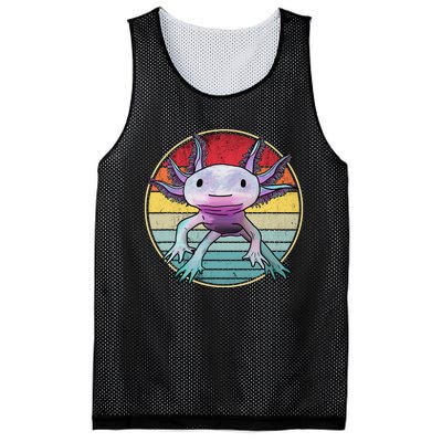 Retro 80s 90s axolotl shirt Cute Axolotl  Mesh Reversible Basketball Jersey Tank