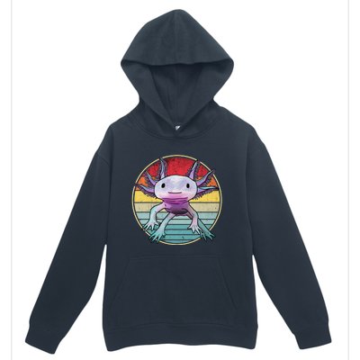 Retro 80s 90s axolotl shirt Cute Axolotl  Urban Pullover Hoodie