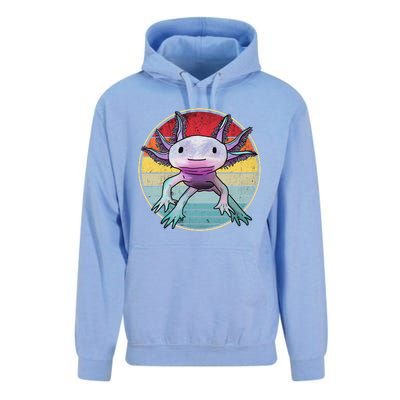 Retro 80s 90s axolotl shirt Cute Axolotl  Unisex Surf Hoodie