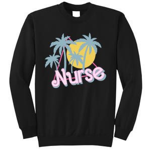 Retro 80s 90s Nurse Life Nursing School Camping Trendy Sweatshirt