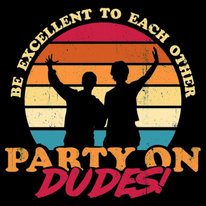 Retro 80's Bill And Ted Be Excellent To Each Other Party On Dudes! Impact Tech Backpack