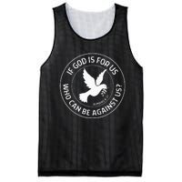 Romans 831 Christian Bible Verse If God Is For Us Faith Mesh Reversible Basketball Jersey Tank