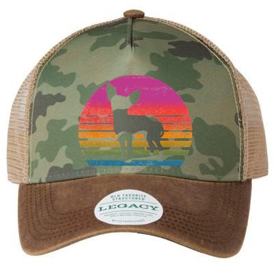 Retro 80's Chihuahua, Chihuahua Lover, Chihuahua Mom Legacy Tie Dye Trucker Hat