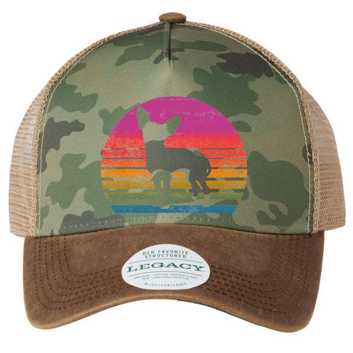 Retro 80's Chihuahua, Chihuahua Lover, Chihuahua Mom Legacy Tie Dye Trucker Hat