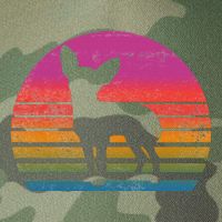 Retro 80's Chihuahua, Chihuahua Lover, Chihuahua Mom Legacy Tie Dye Trucker Hat