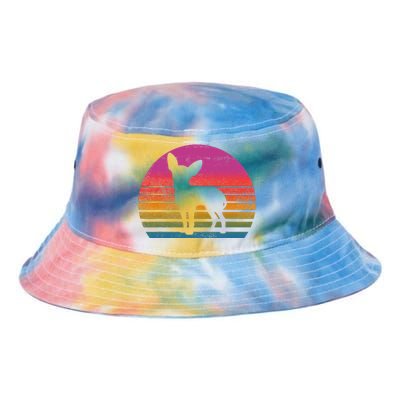 Retro 80's Chihuahua, Chihuahua Lover, Chihuahua Mom Tie Dye Newport Bucket Hat