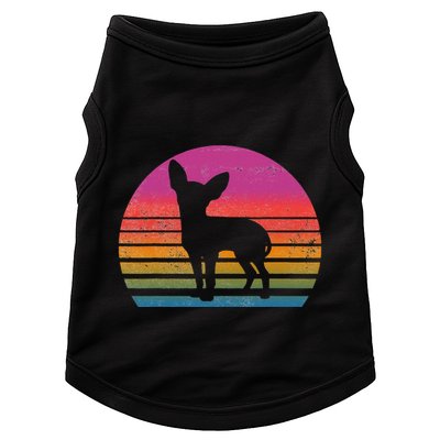 Retro 80's Chihuahua, Chihuahua Lover, Chihuahua Mom Doggie Tank