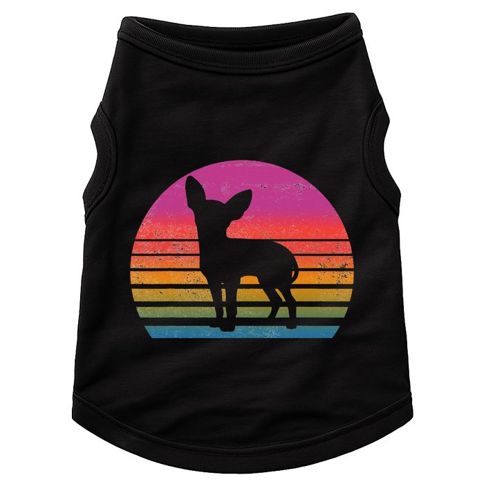 Retro 80's Chihuahua, Chihuahua Lover, Chihuahua Mom Doggie Tank