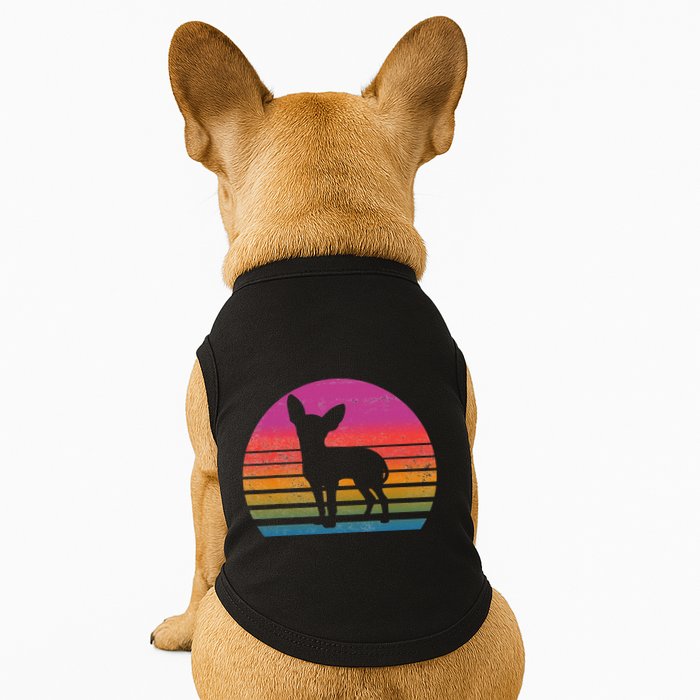Retro 80's Chihuahua, Chihuahua Lover, Chihuahua Mom Doggie Tank