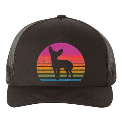 Retro 80's Chihuahua, Chihuahua Lover, Chihuahua Mom Yupoong Adult 5-Panel Trucker Hat