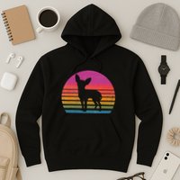 Retro 80's Chihuahua, Chihuahua Lover, Chihuahua Mom Hoodie
