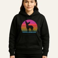 Retro 80's Chihuahua, Chihuahua Lover, Chihuahua Mom Hoodie