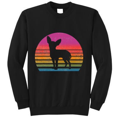 Retro 80's Chihuahua, Chihuahua Lover, Chihuahua Mom Sweatshirt