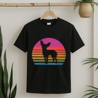 Retro 80's Chihuahua, Chihuahua Lover, Chihuahua Mom T-Shirt