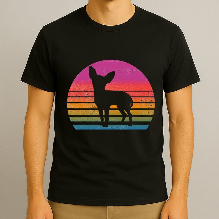 Retro 80's Chihuahua, Chihuahua Lover, Chihuahua Mom T-Shirt