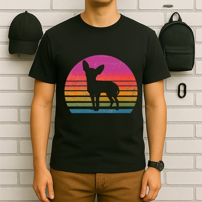 Retro 80's Chihuahua, Chihuahua Lover, Chihuahua Mom T-Shirt