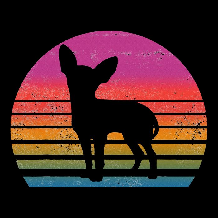 Retro 80's Chihuahua, Chihuahua Lover, Chihuahua Mom T-Shirt