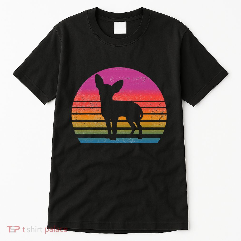 Retro 80's Chihuahua, Chihuahua Lover, Chihuahua Mom Tall T-Shirt