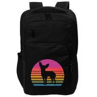 Retro 80's Chihuahua, Chihuahua Lover, Chihuahua Mom Impact Tech Backpack