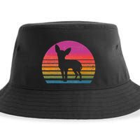 Retro 80's Chihuahua, Chihuahua Lover, Chihuahua Mom Sustainable Bucket Hat