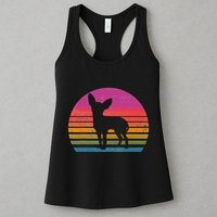 Retro 80's Chihuahua, Chihuahua Lover, Chihuahua Mom Womens Tank Top