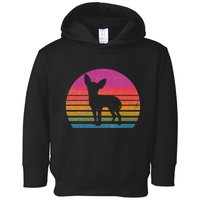 Retro 80's Chihuahua, Chihuahua Lover, Chihuahua Mom Toddler Hoodie