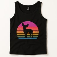 Retro 80's Chihuahua, Chihuahua Lover, Chihuahua Mom Tank Top