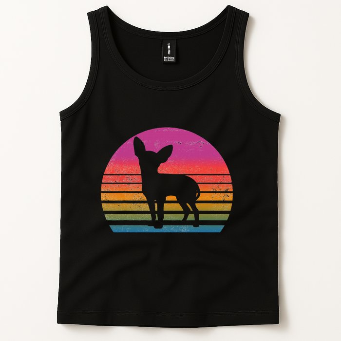 Retro 80's Chihuahua, Chihuahua Lover, Chihuahua Mom Tank Top