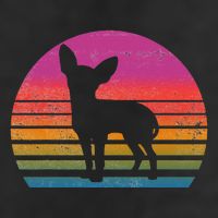 Retro 80's Chihuahua, Chihuahua Lover, Chihuahua Mom Microfiber Hand Towel