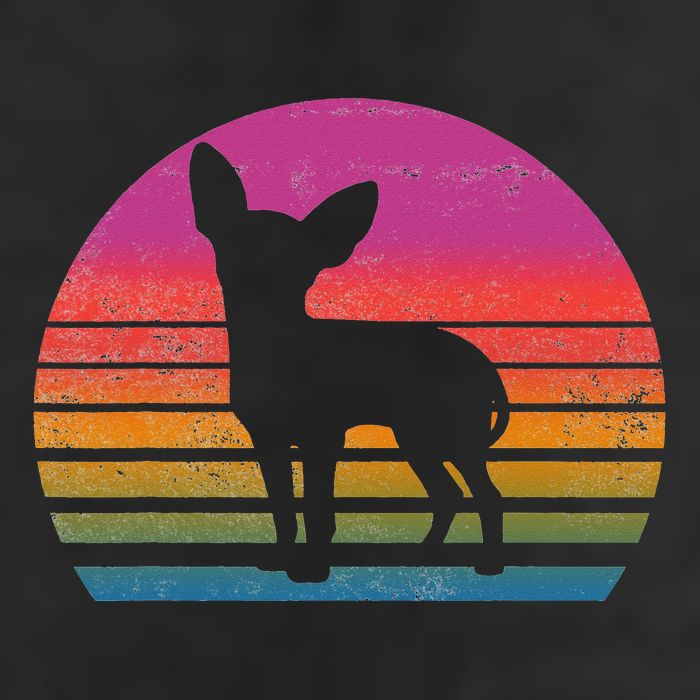 Retro 80's Chihuahua, Chihuahua Lover, Chihuahua Mom Microfiber Hand Towel