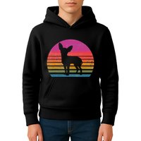 Retro 80's Chihuahua, Chihuahua Lover, Chihuahua Mom Kids Hoodie