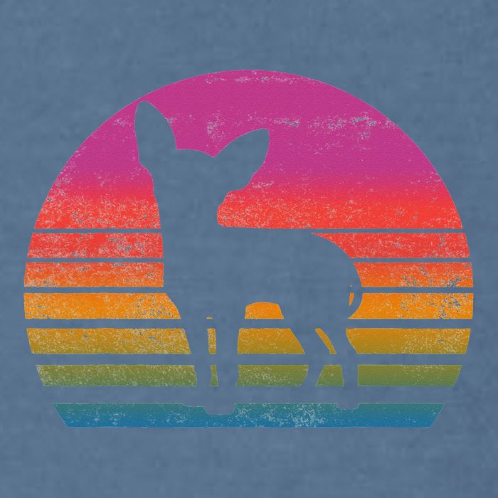 Retro 80's Chihuahua, Chihuahua Lover, Chihuahua Mom Garment-Dyed Sweatshirt