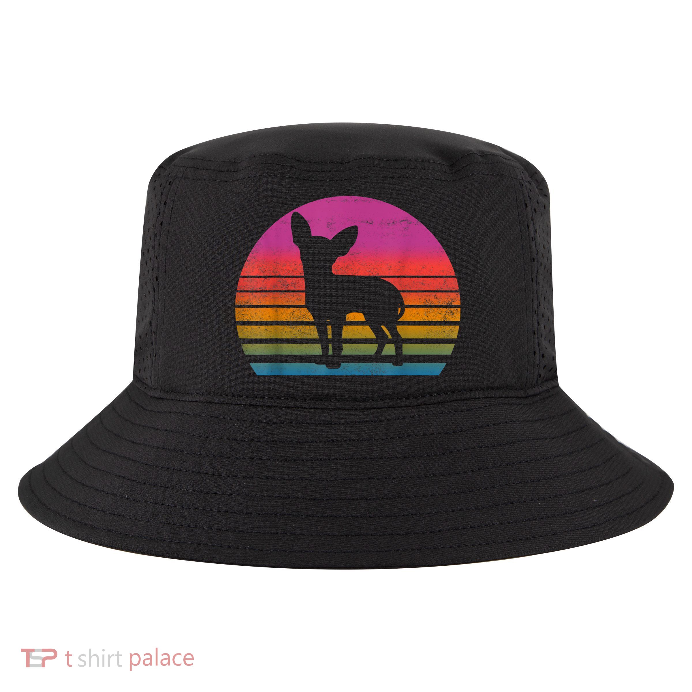 Retro 80s Chihuahua Chihuahua Lover Chihuahua Mom Cool Comfort Performance Bucket Hat
