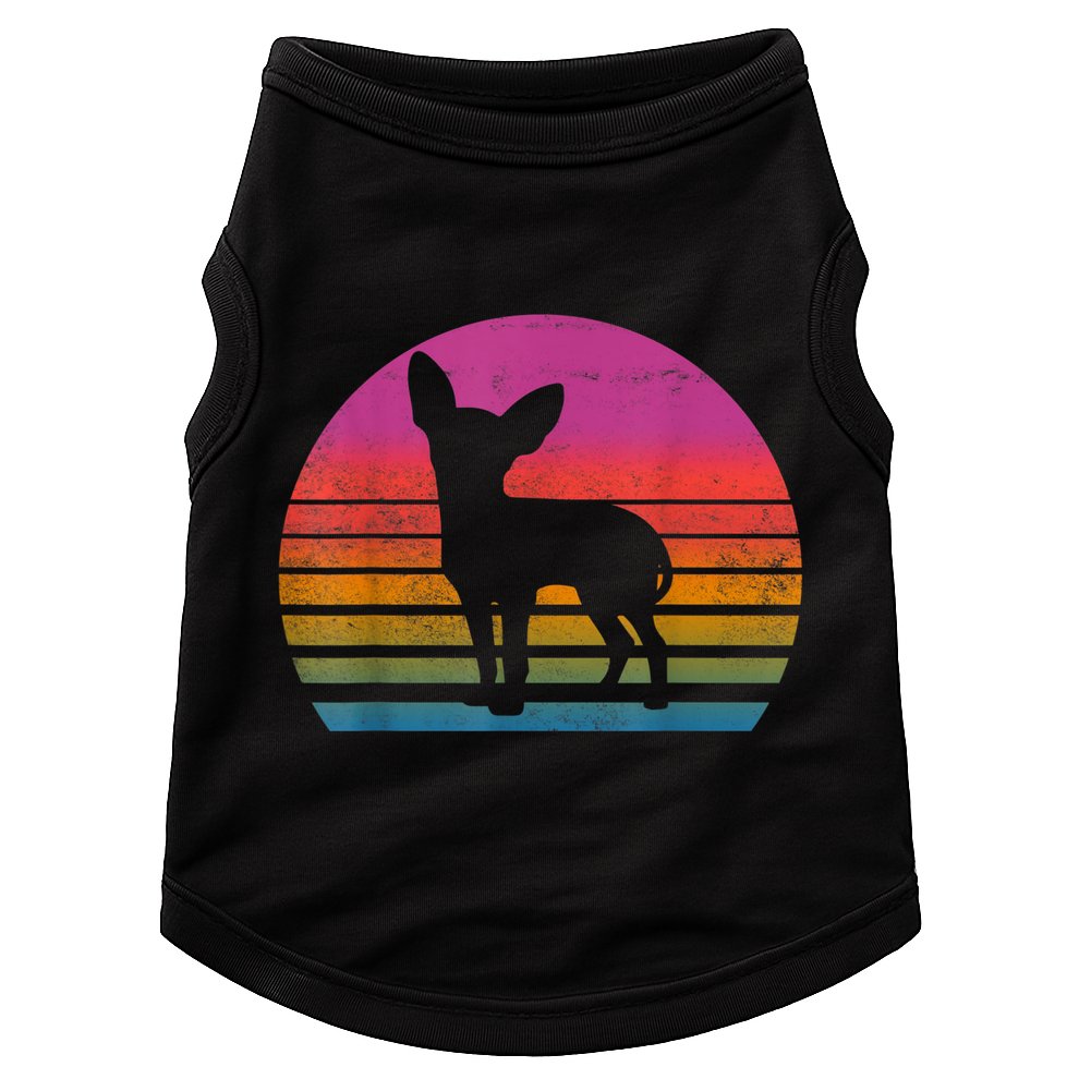 Retro 80s Chihuahua Chihuahua Lover Chihuahua Mom Doggie Tank