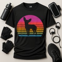 Retro 80s Chihuahua Chihuahua Lover Chihuahua Mom Performance Shirt