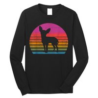 Retro 80s Chihuahua Chihuahua Lover Chihuahua Mom Long Sleeve Shirt