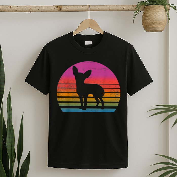 Retro 80s Chihuahua Chihuahua Lover Chihuahua Mom T-Shirt
