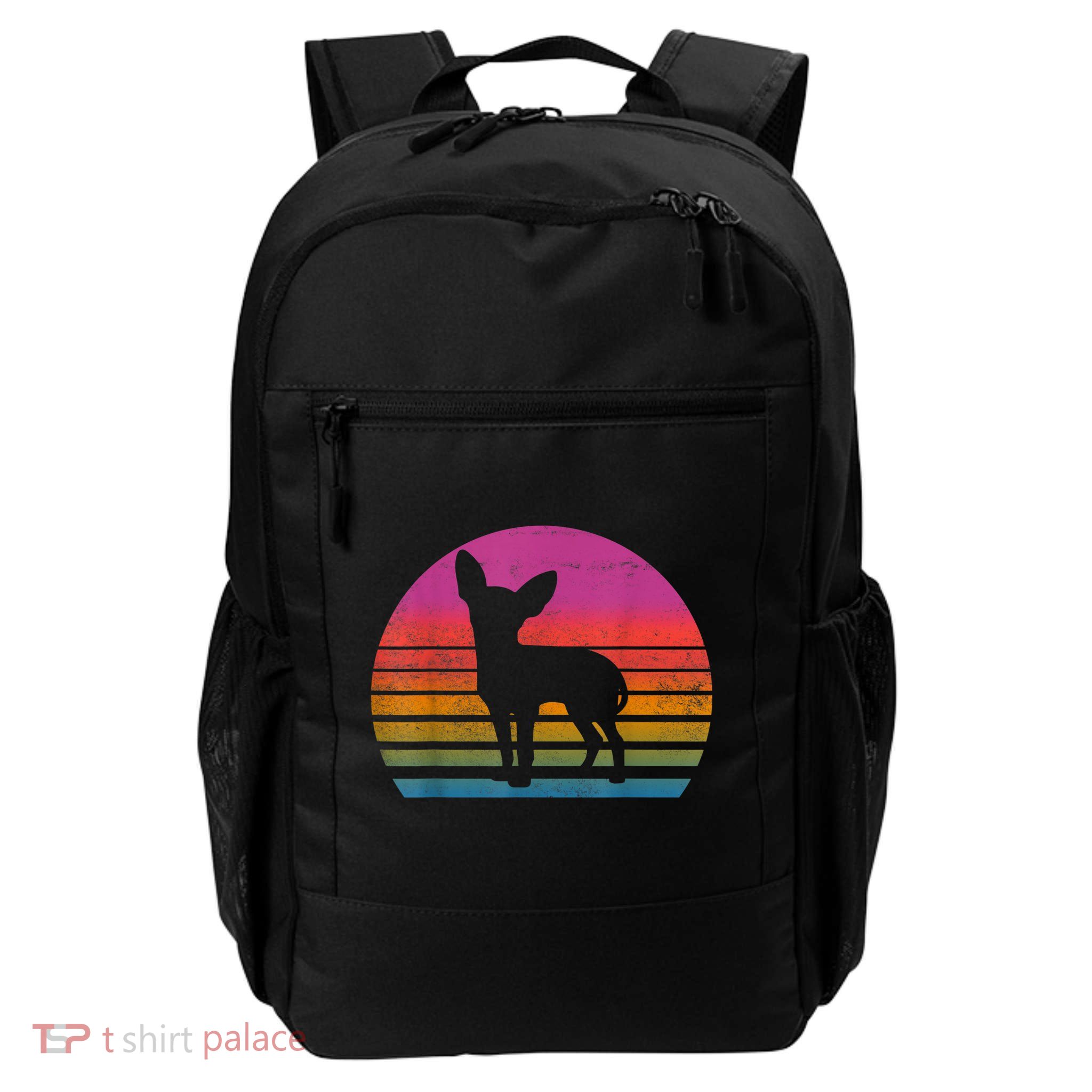 Retro 80s Chihuahua Chihuahua Lover Chihuahua Mom Backpack