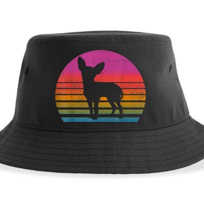 Retro 80s Chihuahua Chihuahua Lover Chihuahua Mom Sustainable Bucket Hat