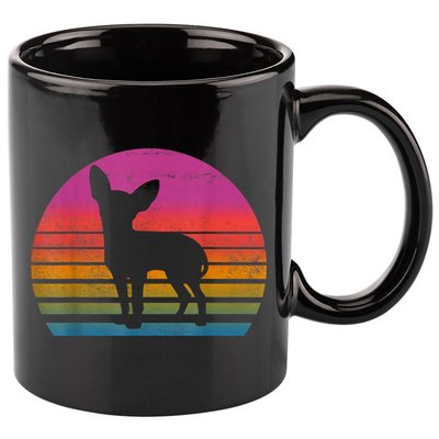 Retro 80s Chihuahua Chihuahua Lover Chihuahua Mom 11oz C Handle Ceramic Mug