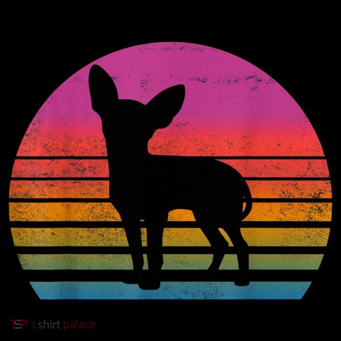 Retro 80s Chihuahua Chihuahua Lover Chihuahua Mom 16 in Basic Backpack