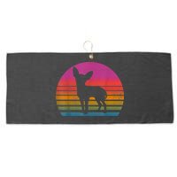Retro 80s Chihuahua Chihuahua Lover Chihuahua Mom Large Microfiber Waffle Golf Towel