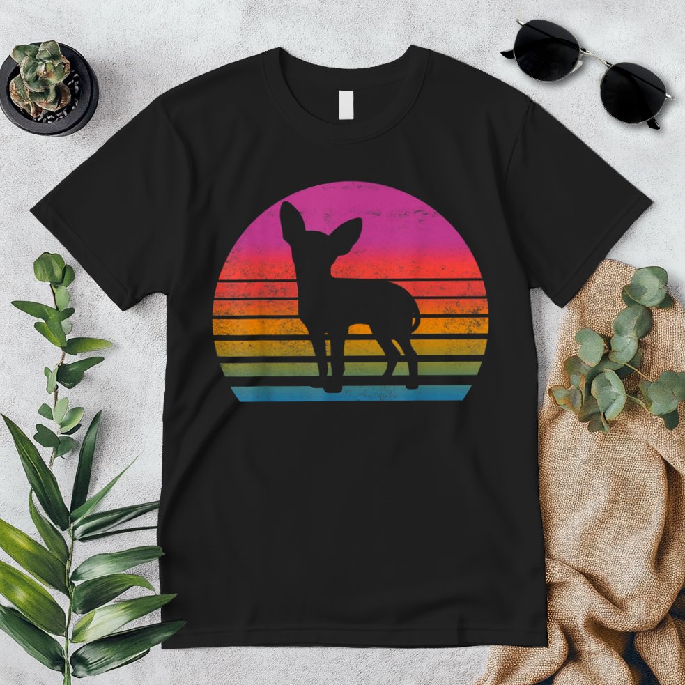 Retro 80s Chihuahua Chihuahua Lover Chihuahua Mom Premium T-Shirt