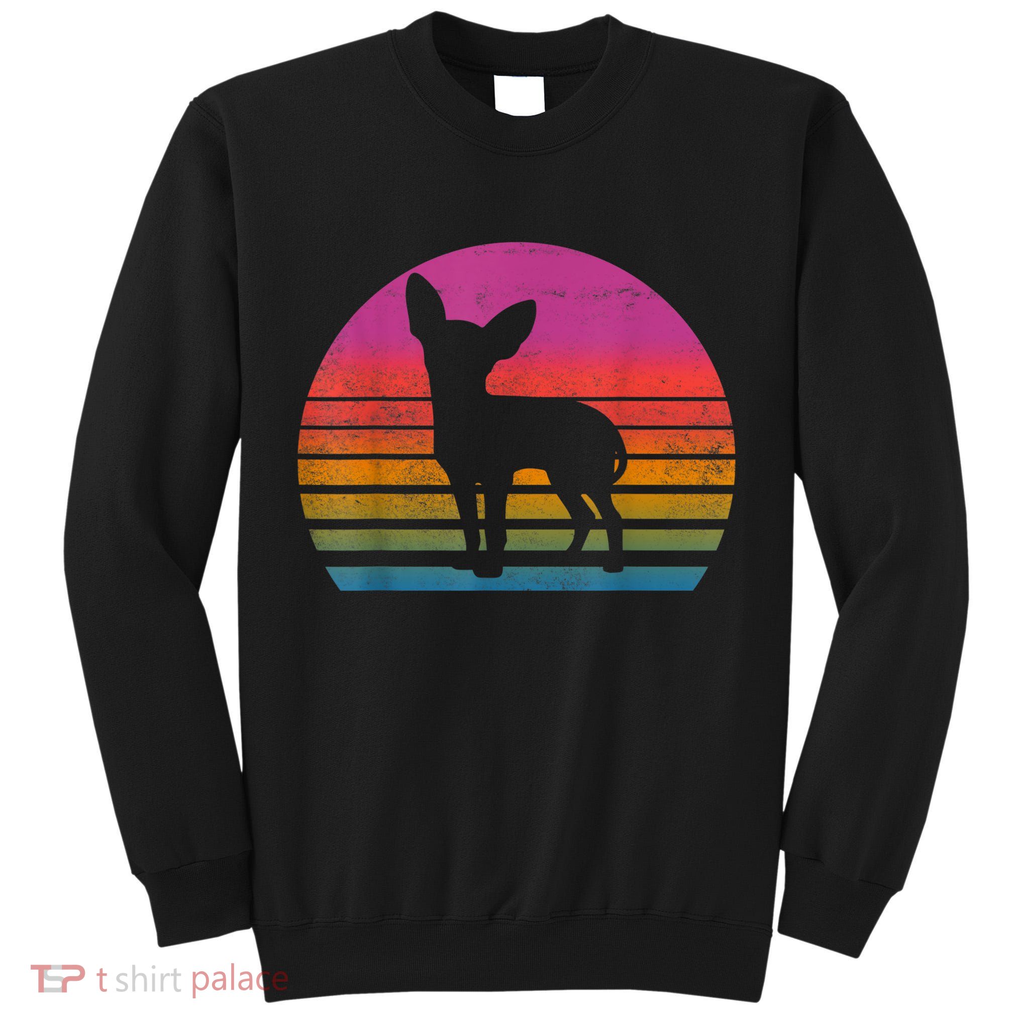 Retro 80s Chihuahua Chihuahua Lover Chihuahua Mom Tall Sweatshirt